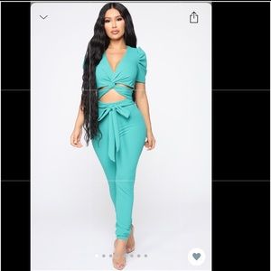 Jumpsuit green
